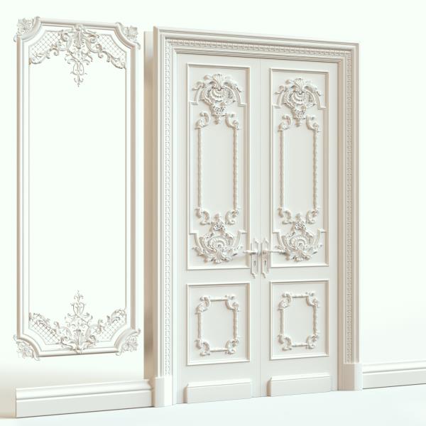 درب کلاسیک - دانلود مدل سه بعدی درب کلاسیک- آبجکت سه بعدی درب کلاسیک -Classic  Door 3d model - Classic  Door 3d Object - Classic  Door OBJ 3d models - Classic  Door FBX 3d Models - Door-درب